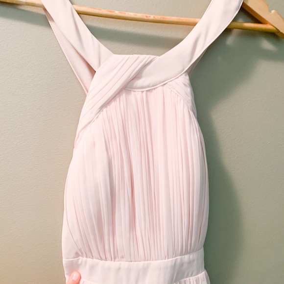 Little Mistress Light Dusty Pink Floral Maxi Dress - Picture 3 of 13